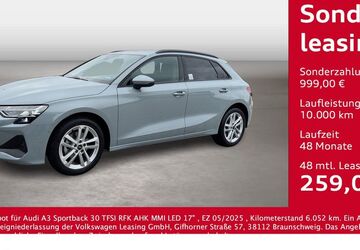 Audi A3 6.052 km 30.975 &euro; Bernsdorf 09337