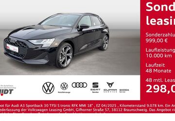 Audi A3 9.078 km 31.975 &euro; Bernsdorf 09337