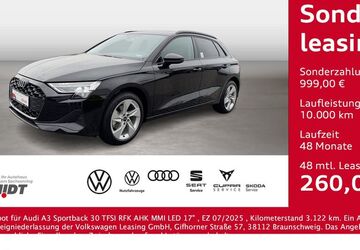 Audi A3 3.122 km 30.975 &euro; Bernsdorf 09337