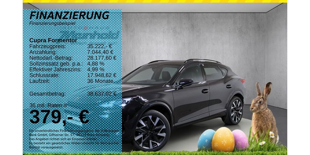 Cupra Formentor 1.010 km 35.222 &euro; Auerbach/Rebesgrün 08209
