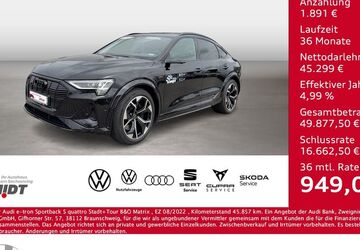 Audi e-tron 45.857 km 47.190 &euro; Bernsdorf 09337