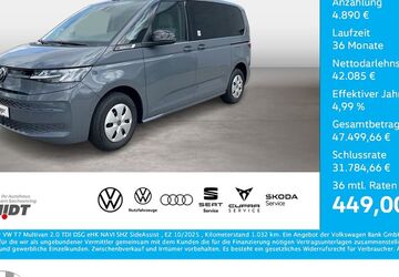 VW T7 Multivan 1.032 km 46.975 &euro; Bernsdorf 09337