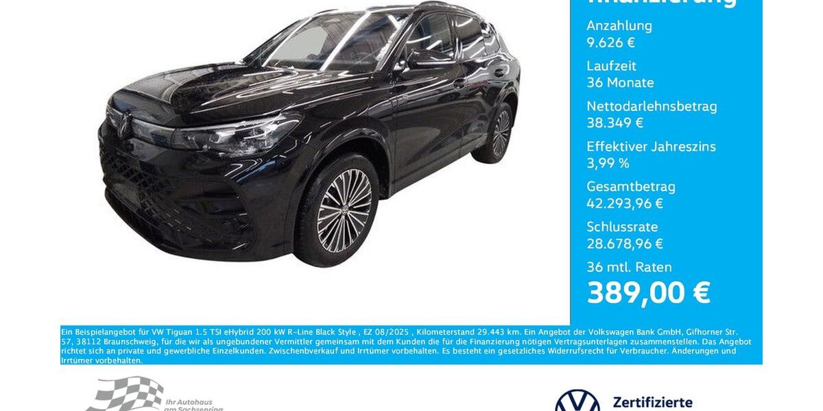 VW Tiguan 29.443 km 47.975 &euro; Bernsdorf 09337