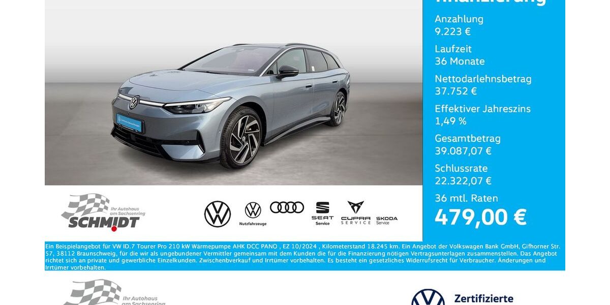VW ID.7 18.245 km 46.975 &euro; Bernsdorf 09337