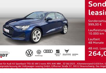 Audi A3 6.658 km 31.450 &euro; Bernsdorf 09337