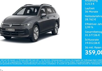 VW Golf 5.346 km 31.975 &euro; Bernsdorf 09337